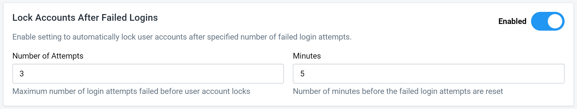 Figure 5: User Account Locking After Failed Logins